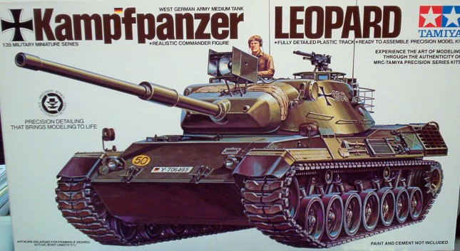 Tamiya German Leopard Tank 708 1